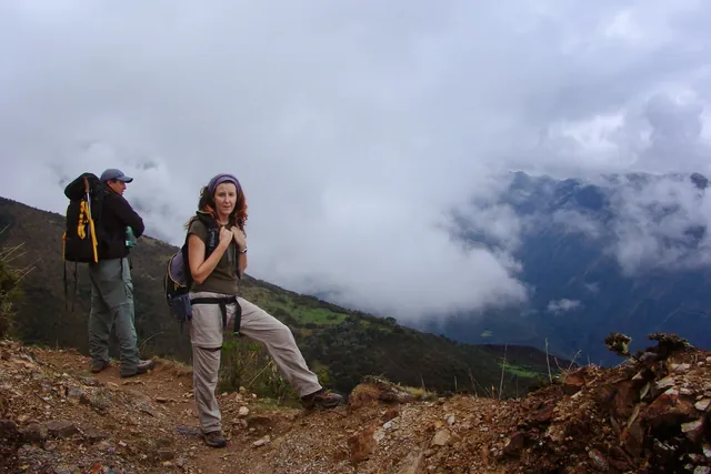 We set off on Day 2 after a wholesome breakfast, heading into the clouds to the Soraypampa camp