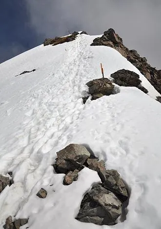 More snow slopes for me to ascend without sliding down the mountain