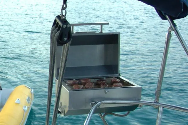 Eating like kings - fillet steaks sizzling on the barbie