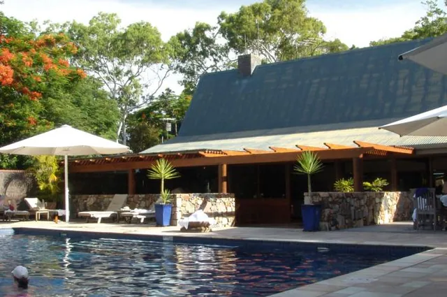 The boat mooring charge gives you full use of the resort facilities