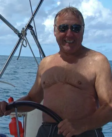 Mr Mike with a powerful skipper smile!