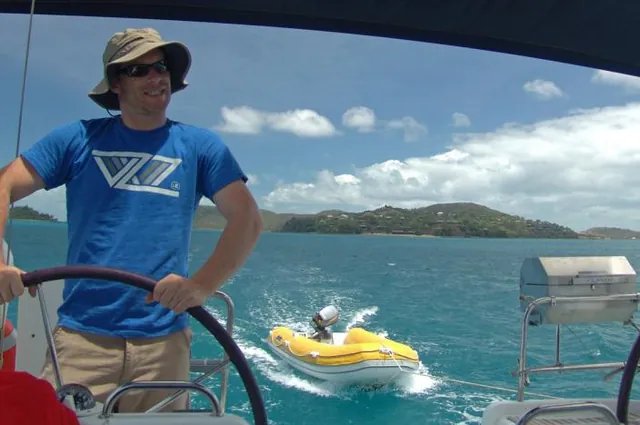 Setting sail again for our final anchorage in Cid Harbour on the west of Whitsunday Island
