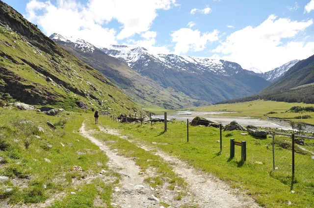 We head off into the valley - nice easy 4x4 track to follow for most of the way
