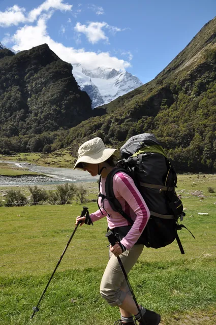Leaving Rob Roy Glacier behind