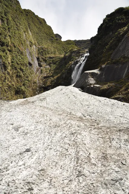 Walking on it was very similar to the glacier experience