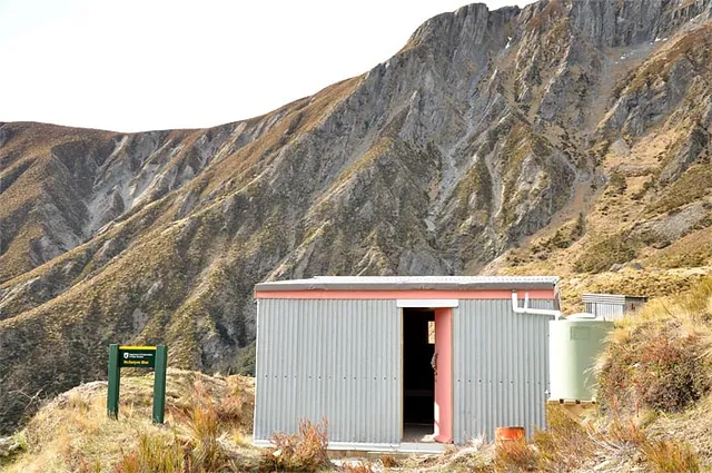 McIntyre Hut. Recently renovated by two chaps with a combined aged of 128