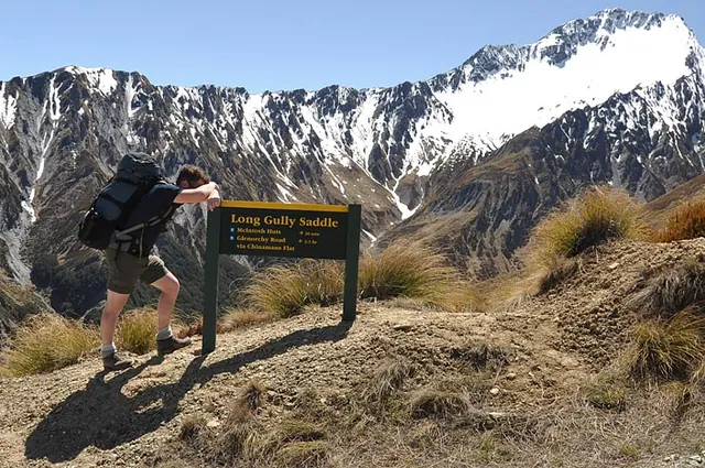 Glad to be at the top. The backpack still felt heavy despite eating half a kilo of fresh salmon last night