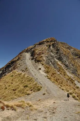 The last climb before we start the big descent