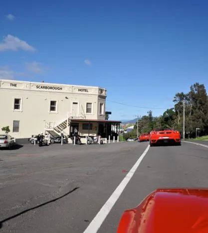 Pulling in at The Scarborough Hotel for breakfast