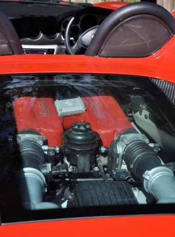 When you've got an engine as majestic as that, there's no need to cover it up