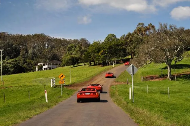 Off we go again up Jamberoo Mountain ... give it a bootful!