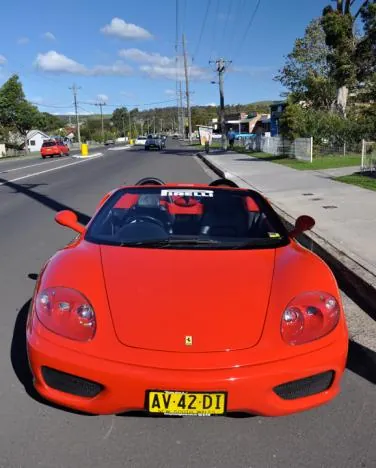 Maranello magic parked on the streets of Shellharbour