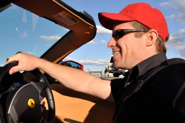 Darrell in Ferrari heaven