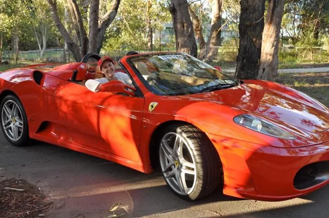Gill changed her mind ... the F430 was her favourite